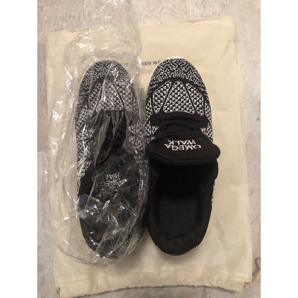 Orthobud Omega Walk VIP Woman's Shoes Black White US Size 8.5-9